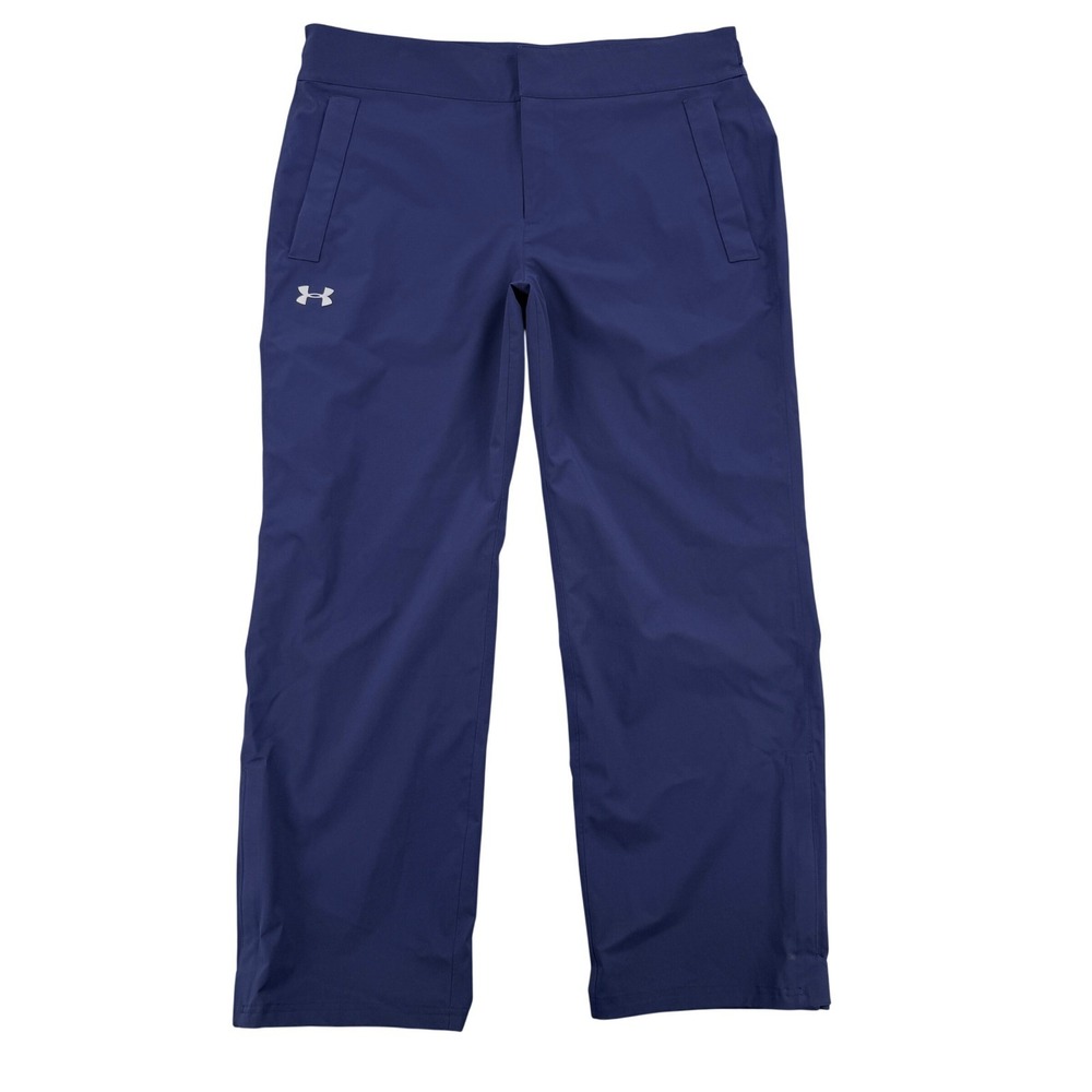 Under Armour Storm Golf  Navy Blue Loose Water Repellent Adjustable Pants Men XL